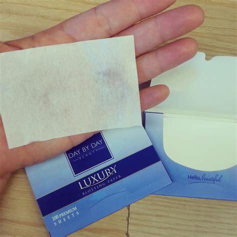 homemade blotting paper.